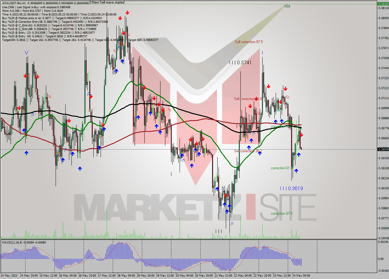 ADAUSDT-Bin H1 Signal