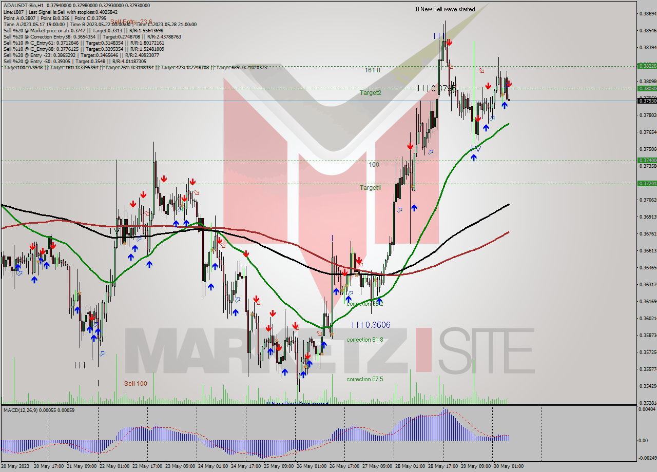 ADAUSDT-Bin H1 Signal