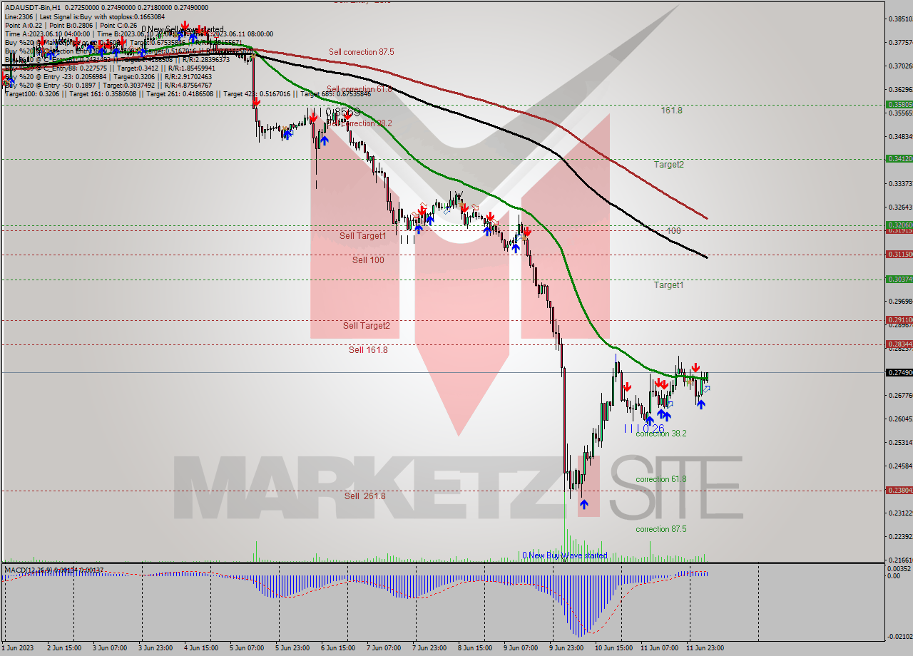 ADAUSDT-Bin H1 Signal