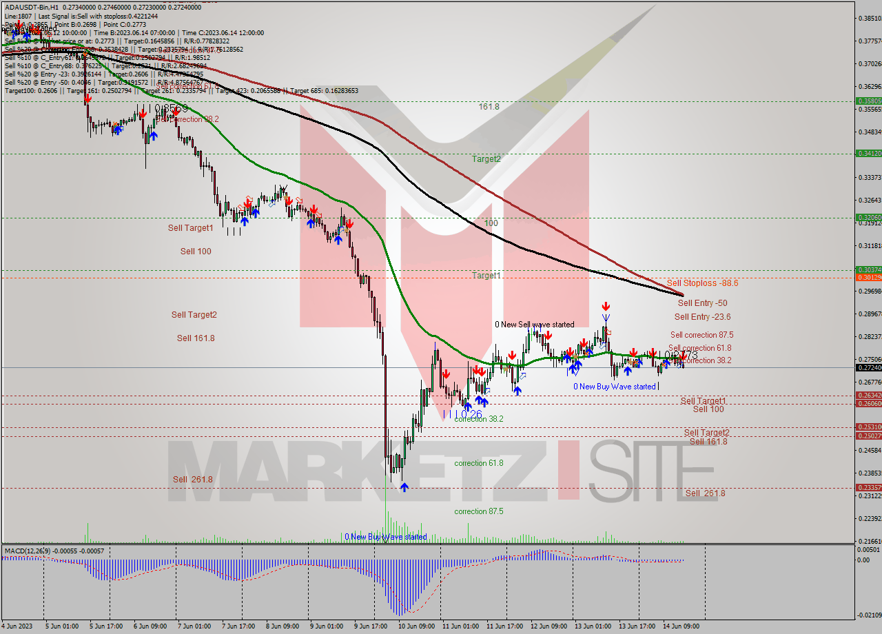 ADAUSDT-Bin H1 Signal