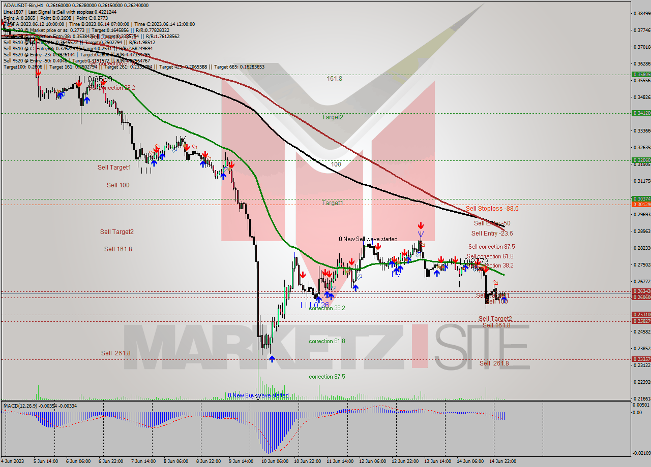 ADAUSDT-Bin H1 Signal