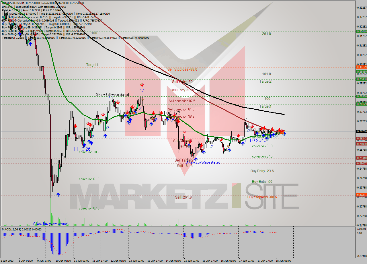 ADAUSDT-Bin H1 Signal