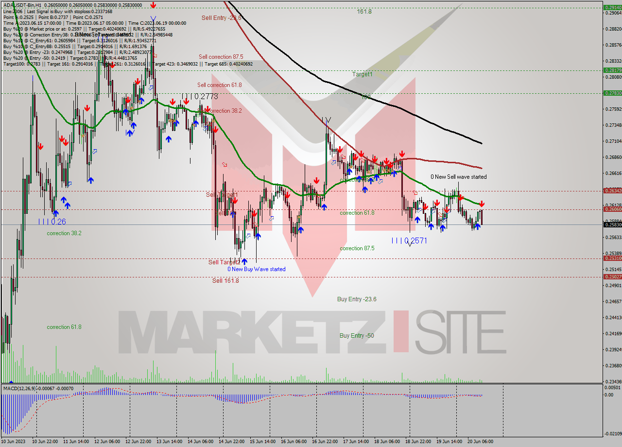 ADAUSDT-Bin H1 Signal