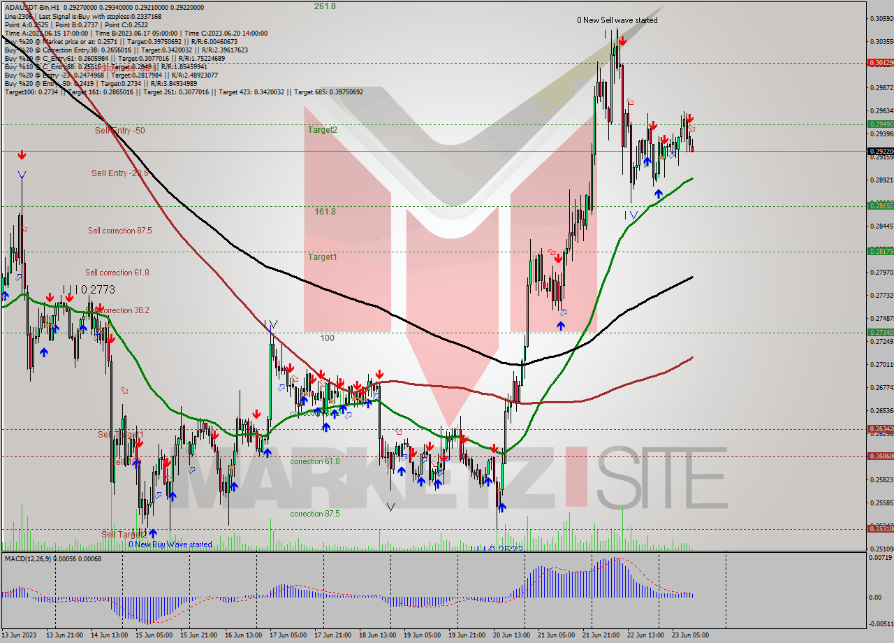 ADAUSDT-Bin H1 Signal