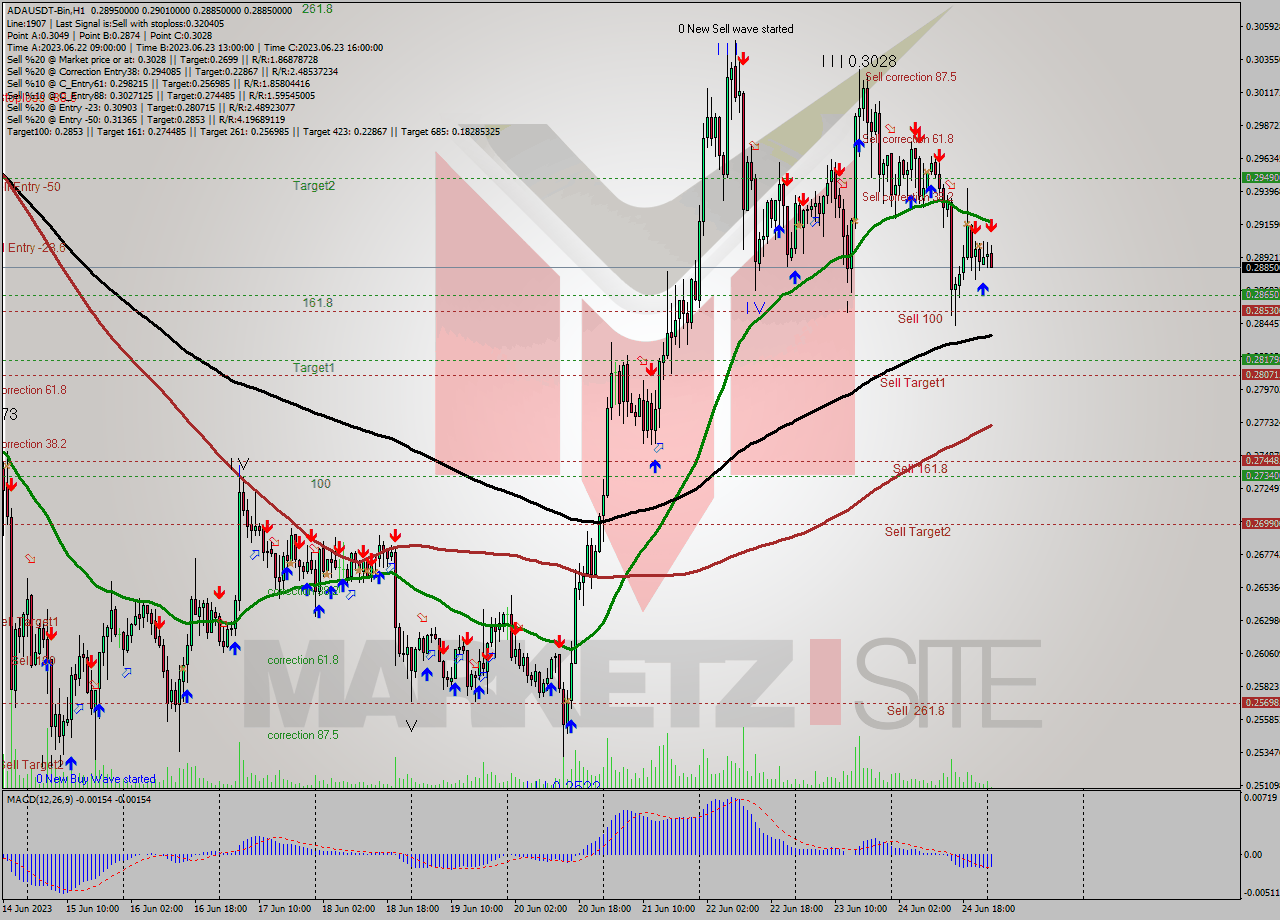 ADAUSDT-Bin H1 Signal