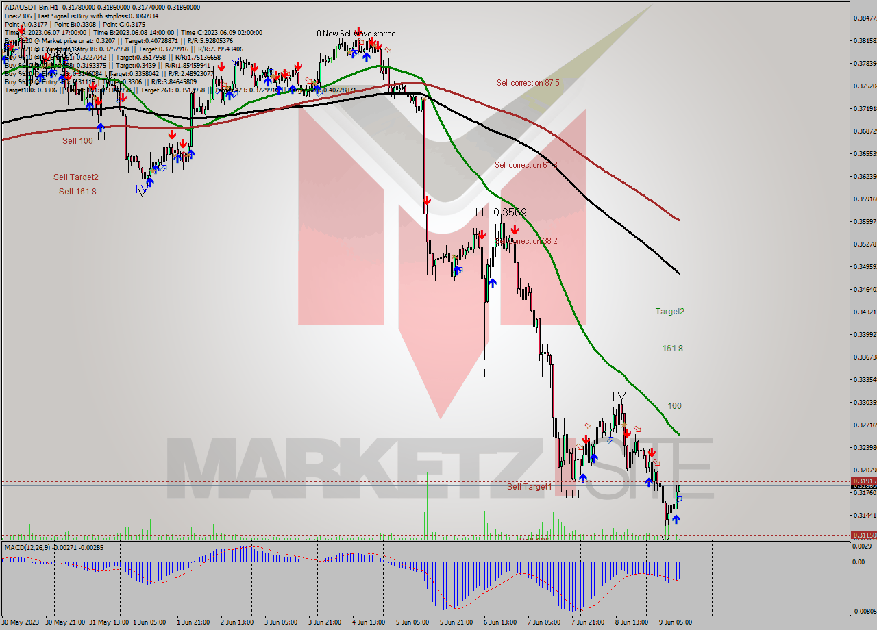 ADAUSDT-Bin H1 Signal