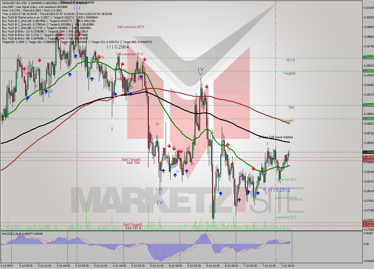 ADAUSDT-Bin M30 Signal