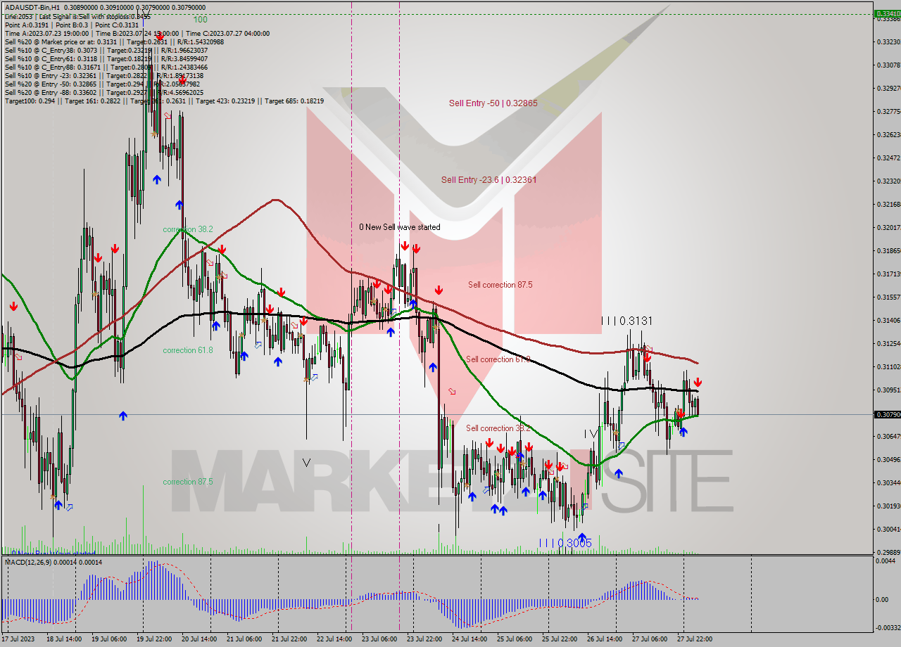 ADAUSDT-Bin H1 Signal
