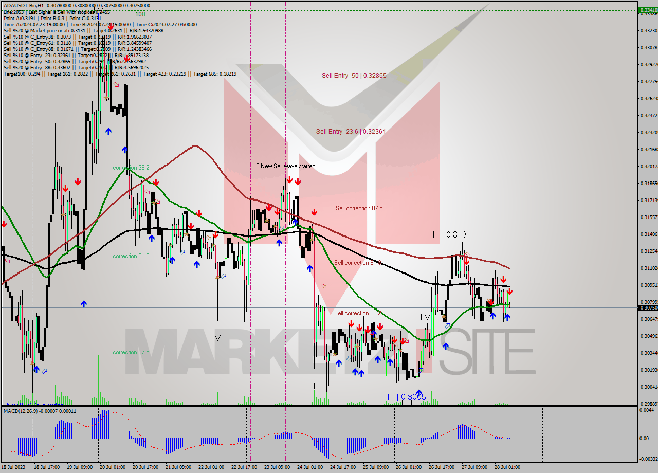 ADAUSDT-Bin H1 Signal