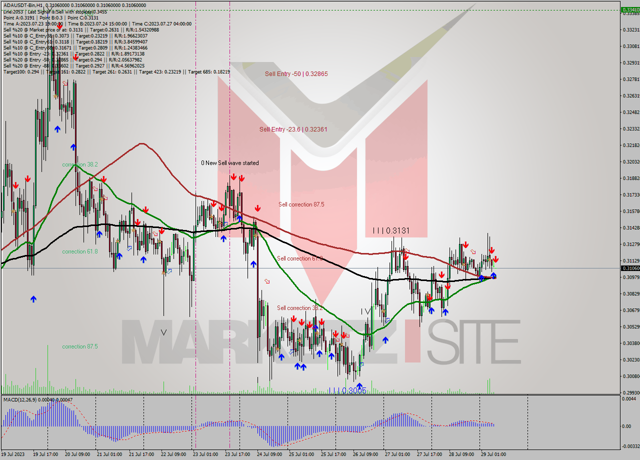 ADAUSDT-Bin H1 Signal