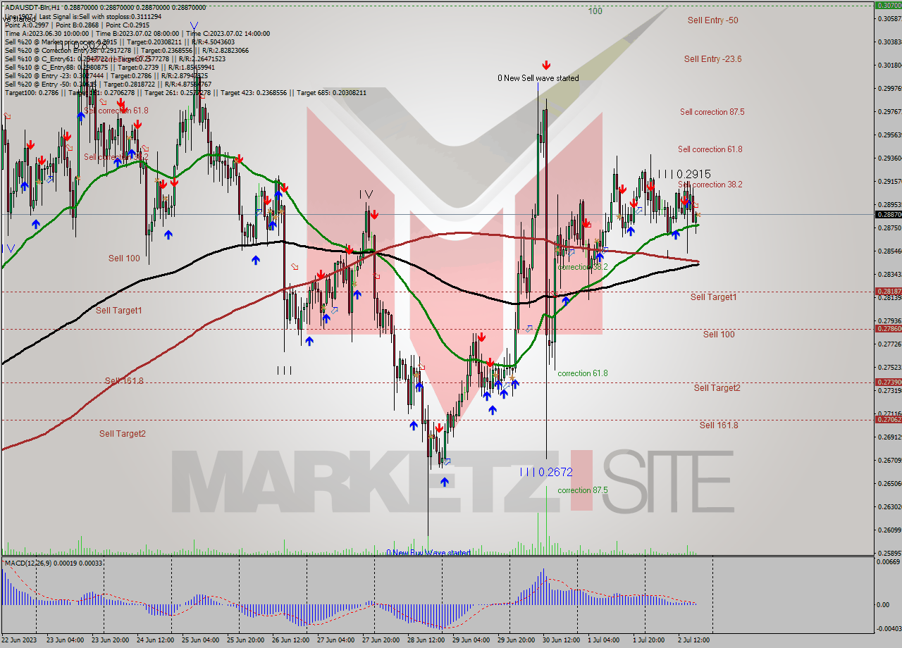 ADAUSDT-Bin H1 Signal