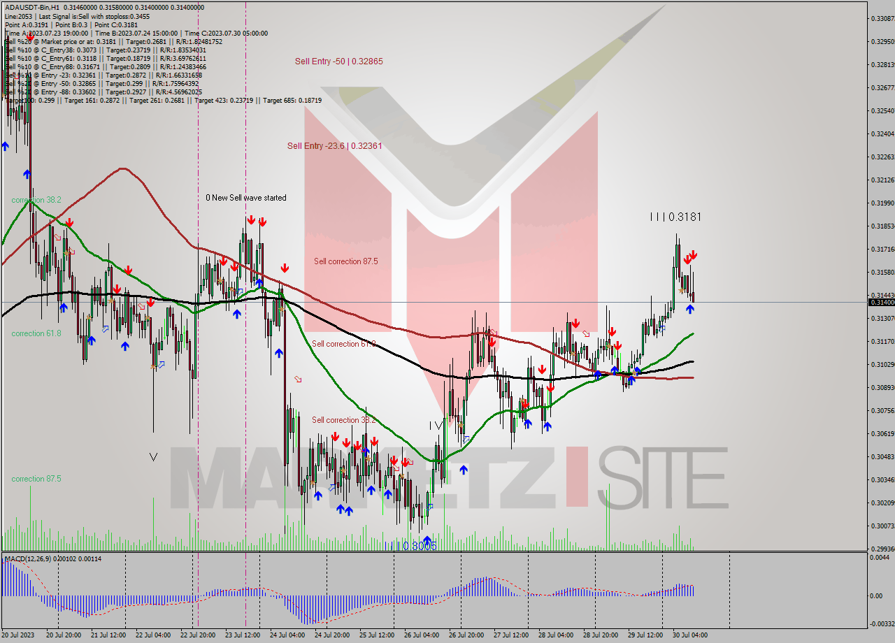 ADAUSDT-Bin H1 Signal