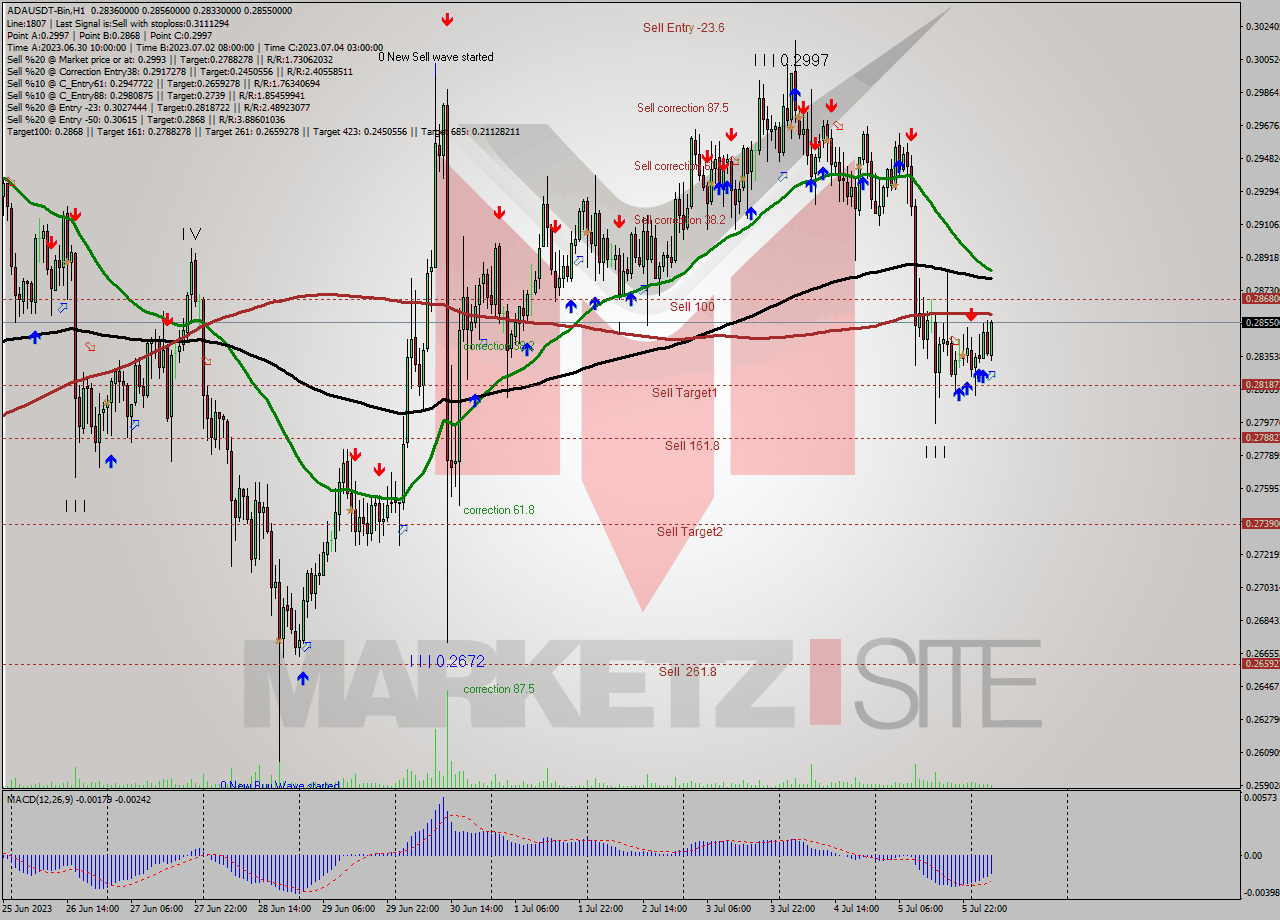 ADAUSDT-Bin H1 Signal