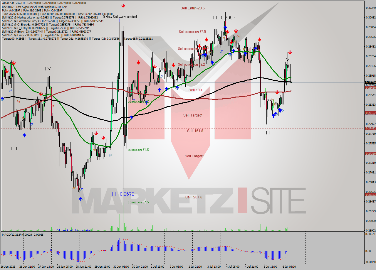 ADAUSDT-Bin H1 Signal