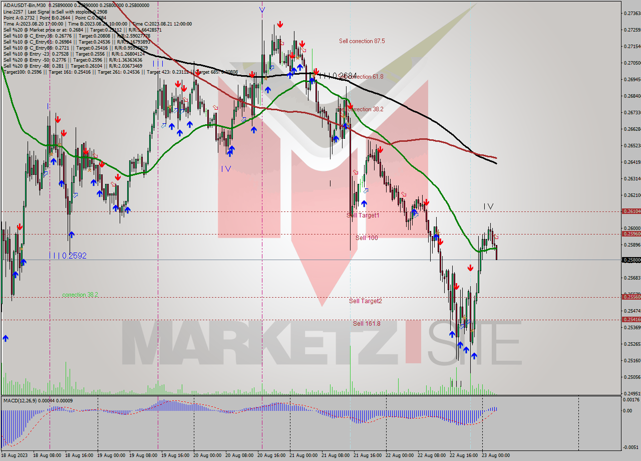 ADAUSDT-Bin M30 Signal