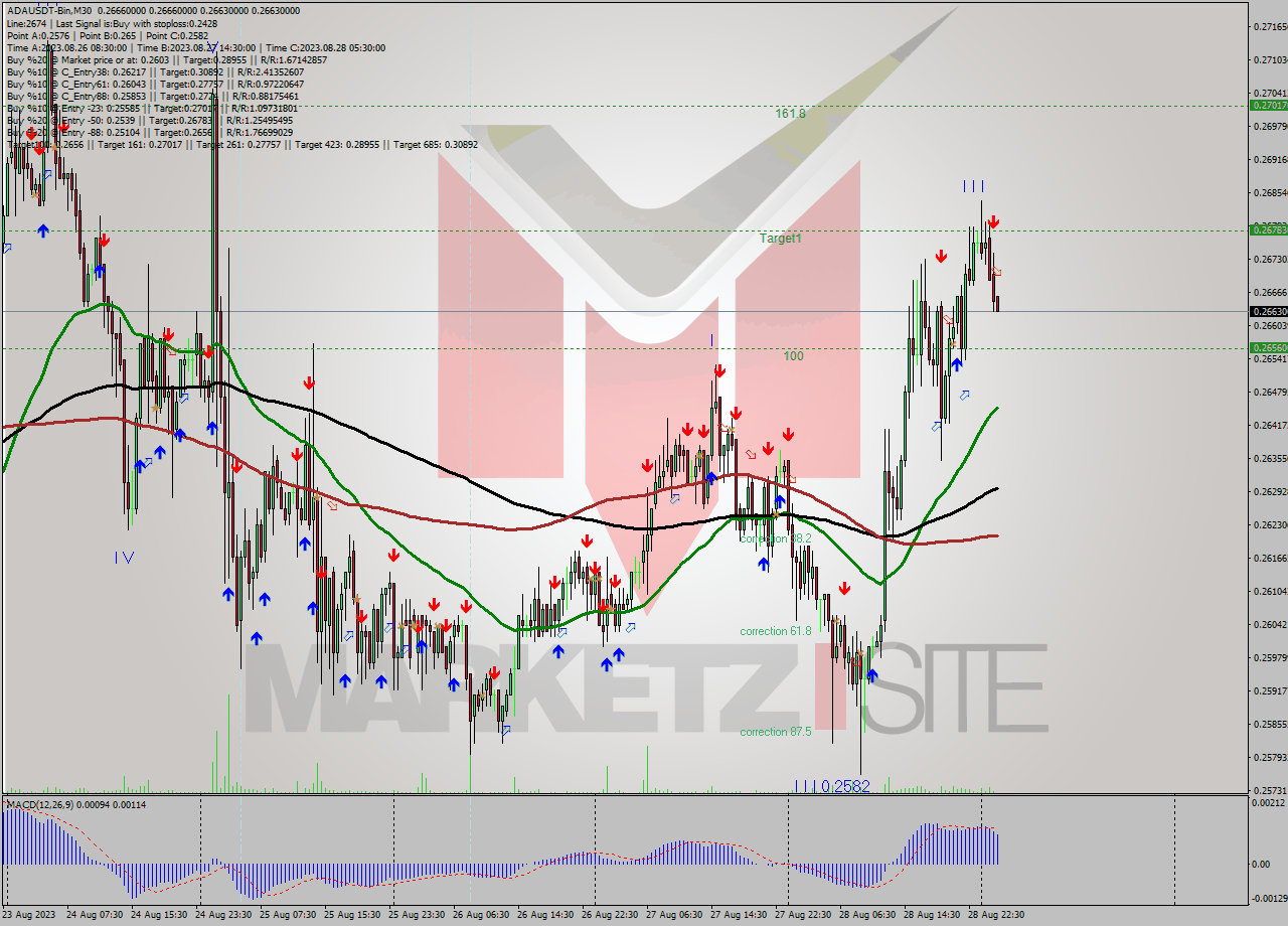 ADAUSDT-Bin M30 Signal