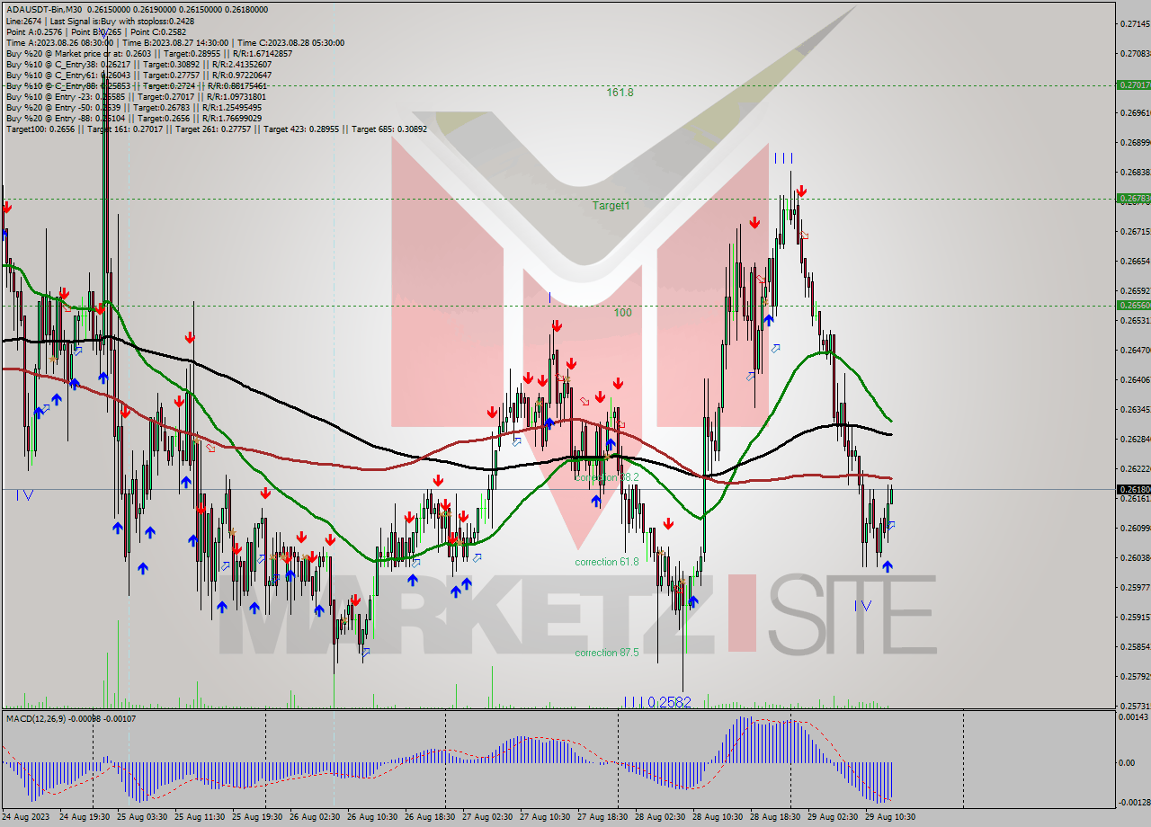 ADAUSDT-Bin M30 Signal
