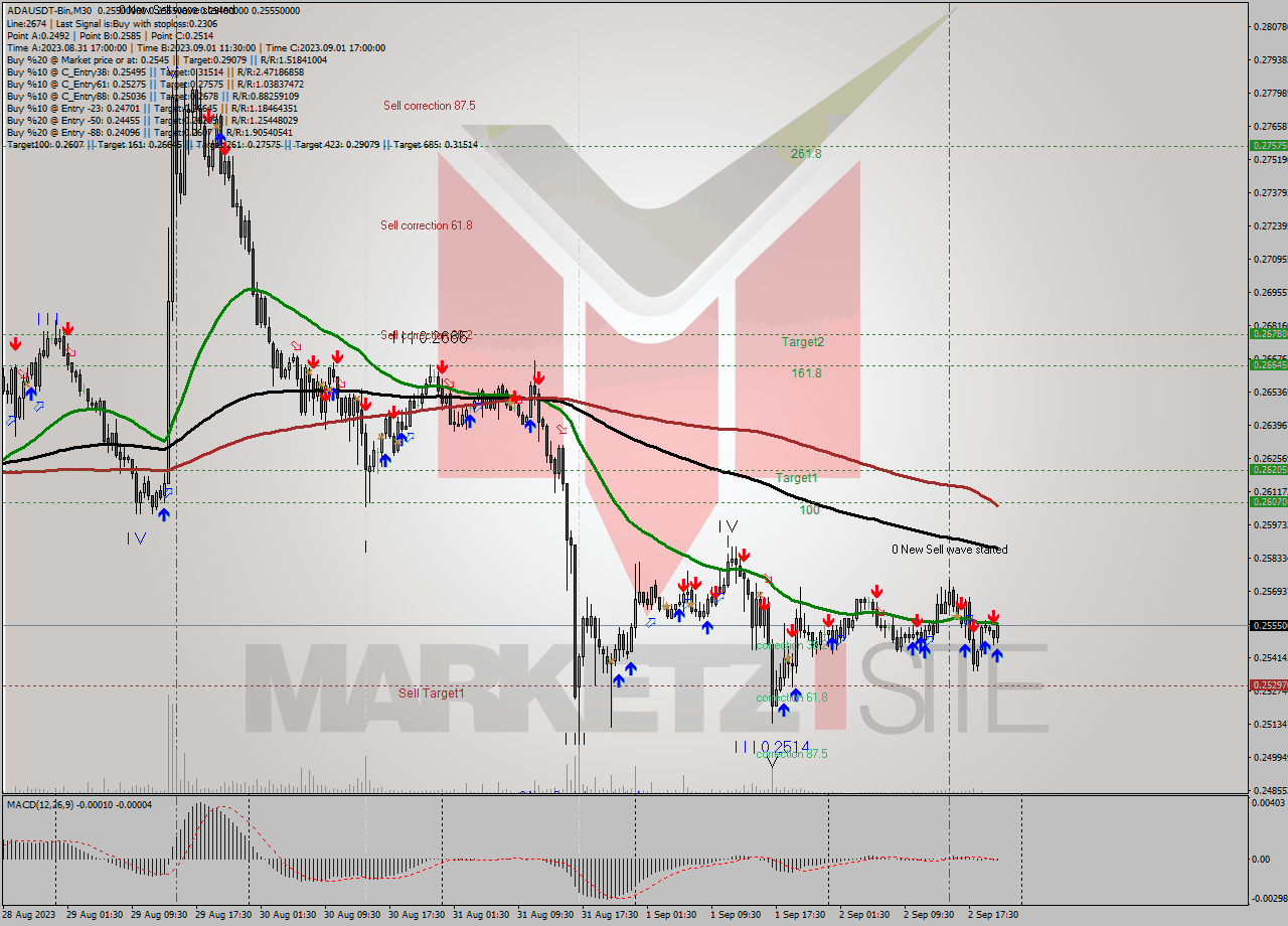 ADAUSDT-Bin M30 Signal