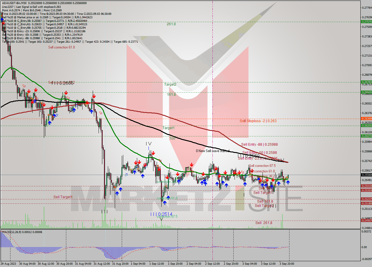 ADAUSDT-Bin M30 Signal