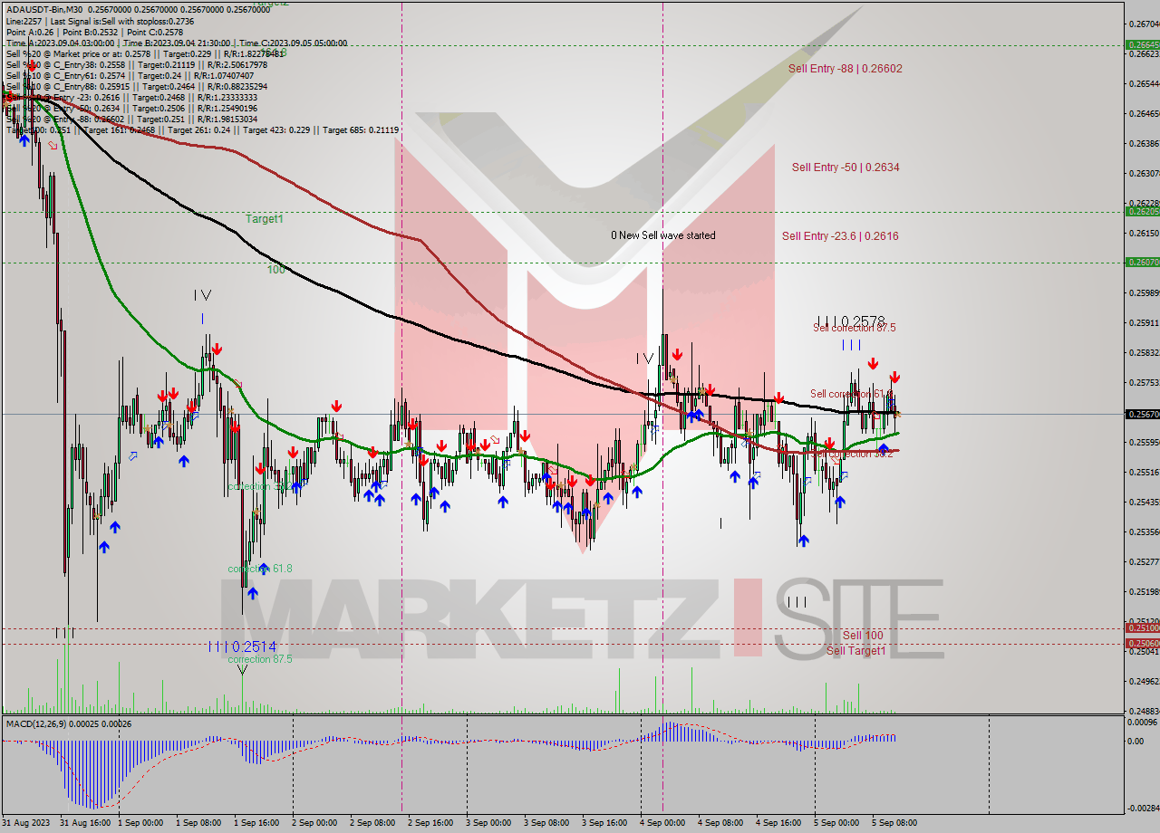 ADAUSDT-Bin M30 Signal