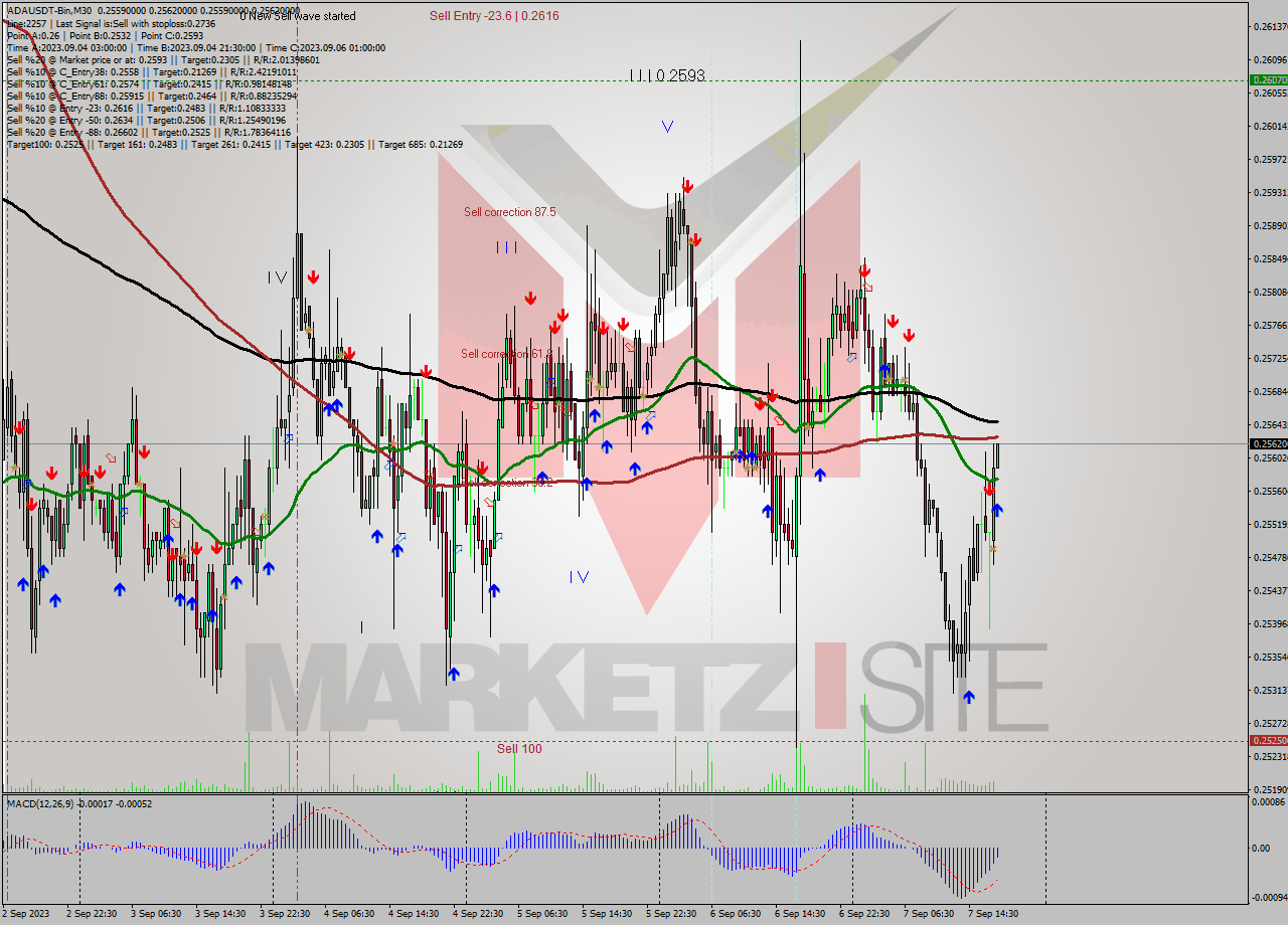 ADAUSDT-Bin M30 Signal