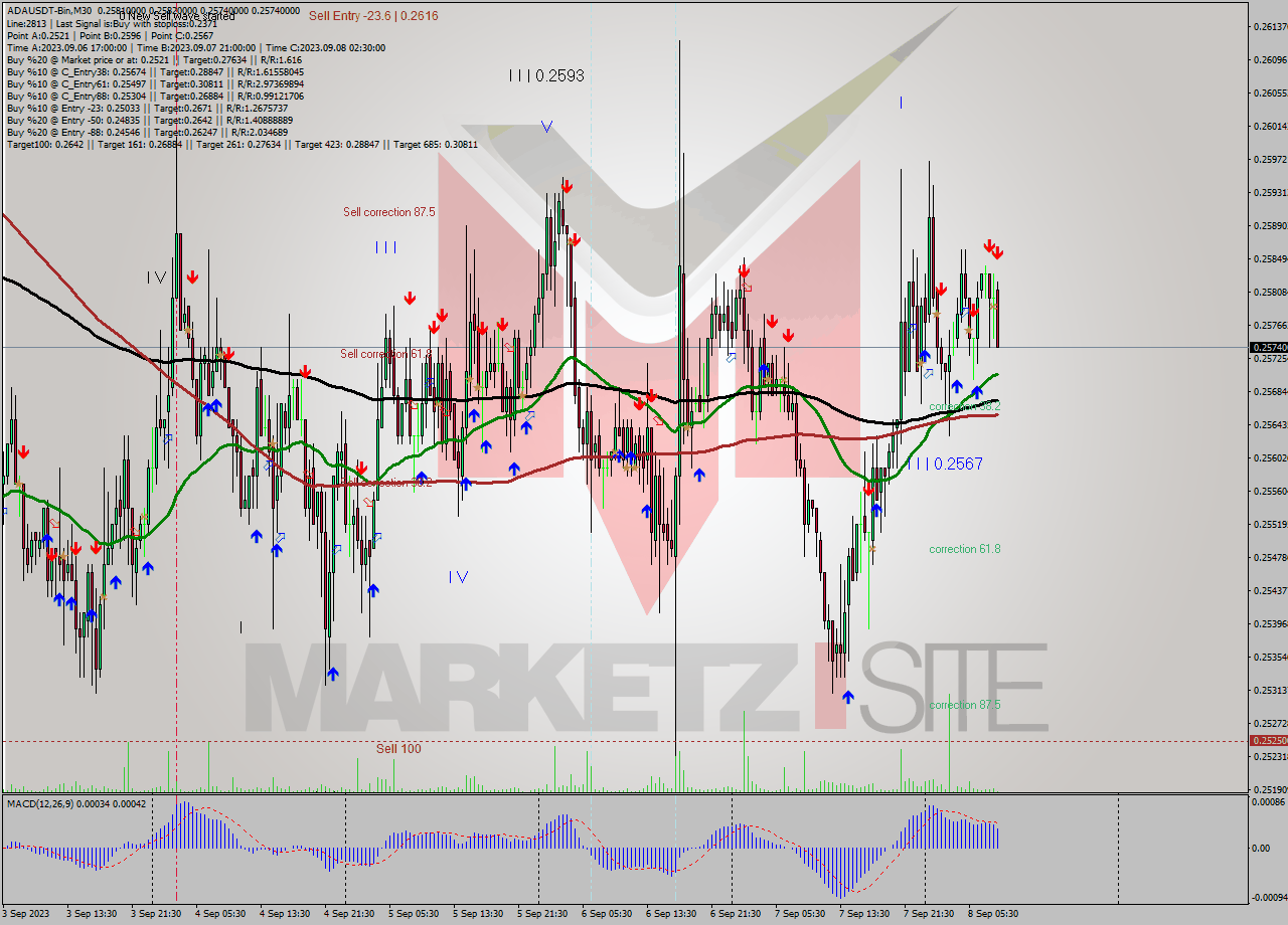 ADAUSDT-Bin M30 Analysis ADAUSDT-Bin M30 Signal