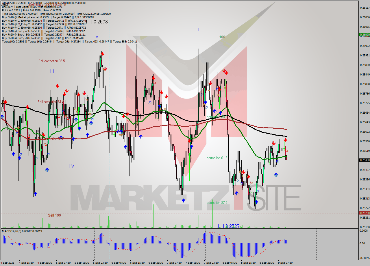 ADAUSDT-Bin M30 Analysis ADAUSDT-Bin M30 Signal