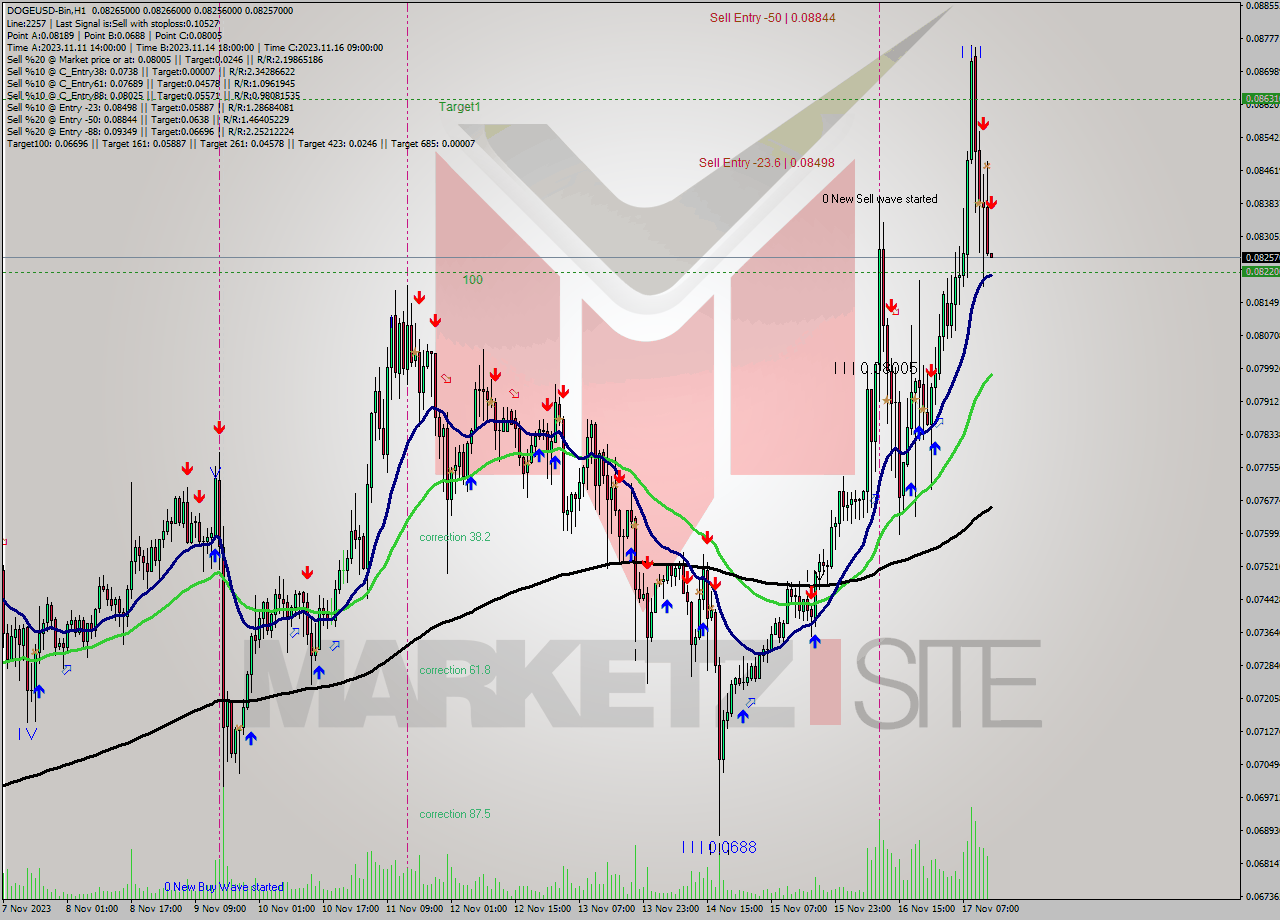 DOGEUSD-Bin H1 Analysis DOGEUSD-Bin H1 Signal