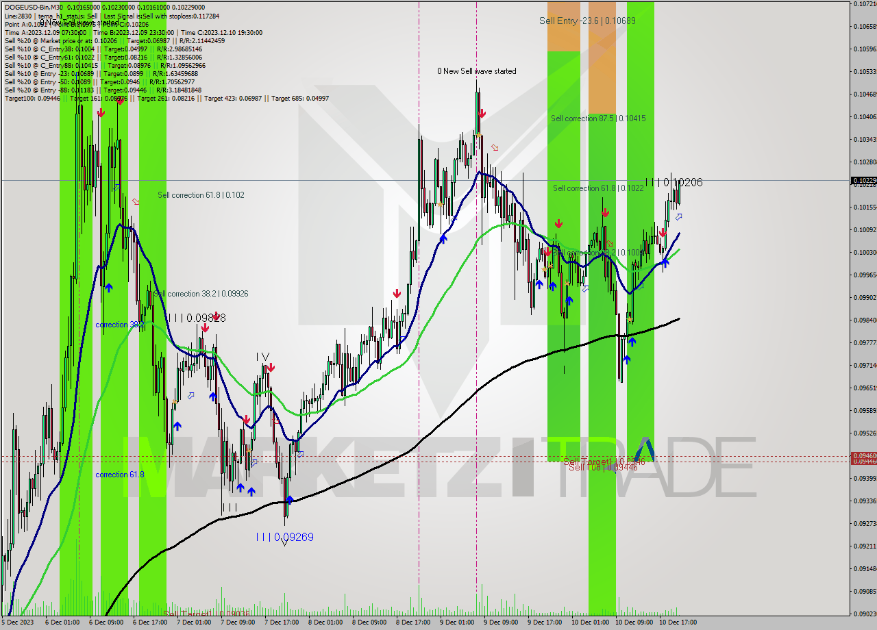 DOGEUSD-Bin M30 Analysis DOGEUSD-Bin M30 Signal