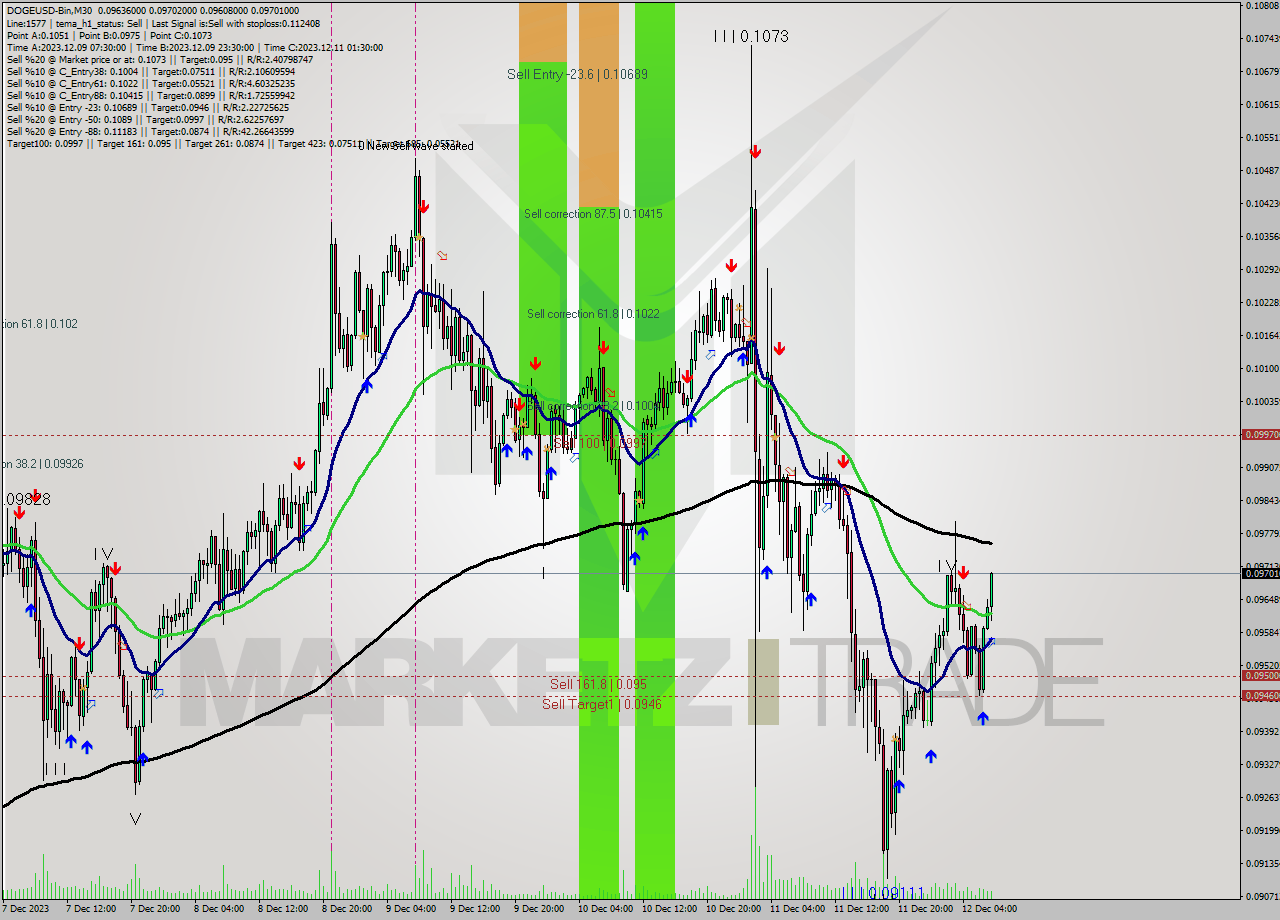DOGEUSD-Bin M30 Signal