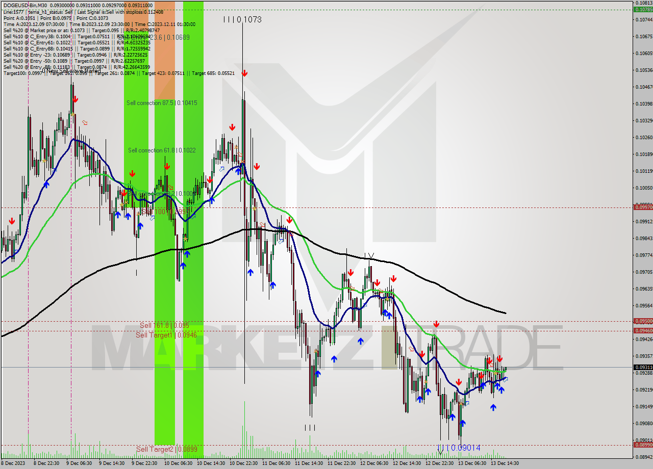 DOGEUSD-Bin M30 Signal