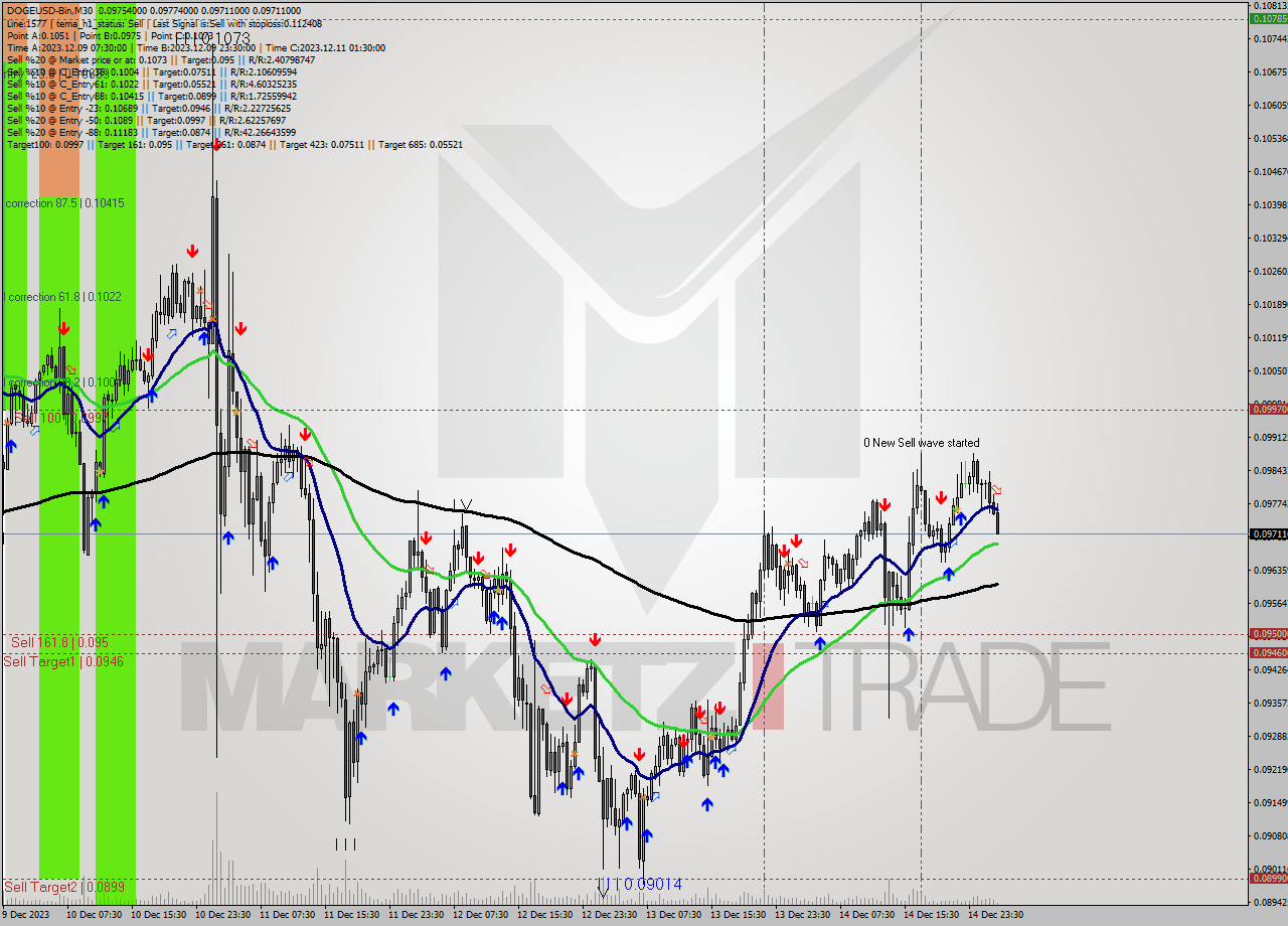 DOGEUSD-Bin M30 Analysis DOGEUSD-Bin M30 Signal
