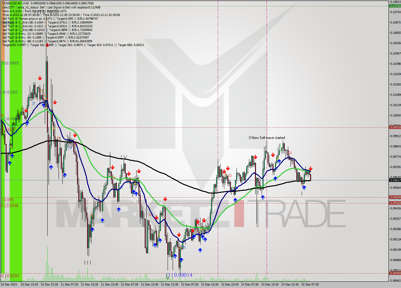 DOGEUSD-Bin M30 Signal