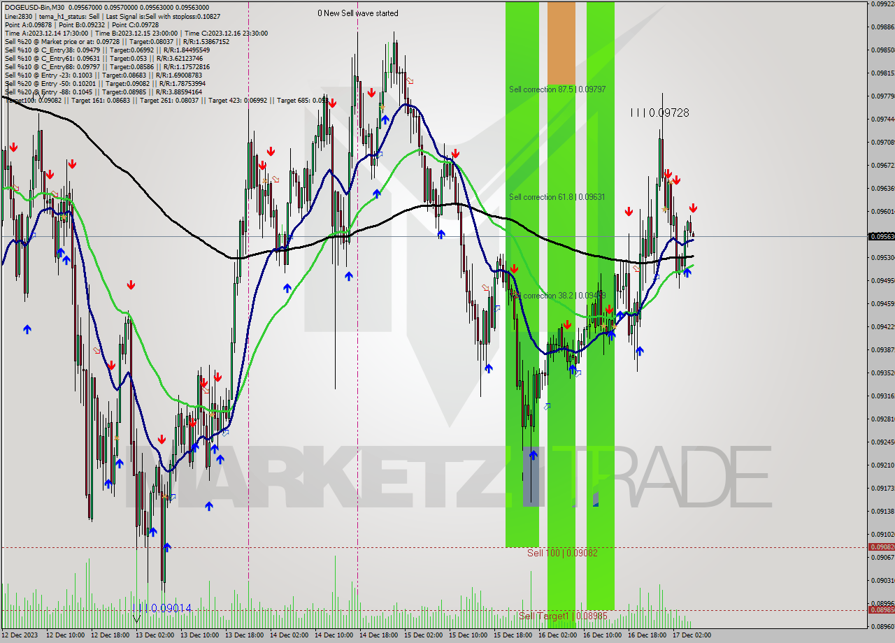 DOGEUSD-Bin M30 Analysis DOGEUSD-Bin M30 Signal
