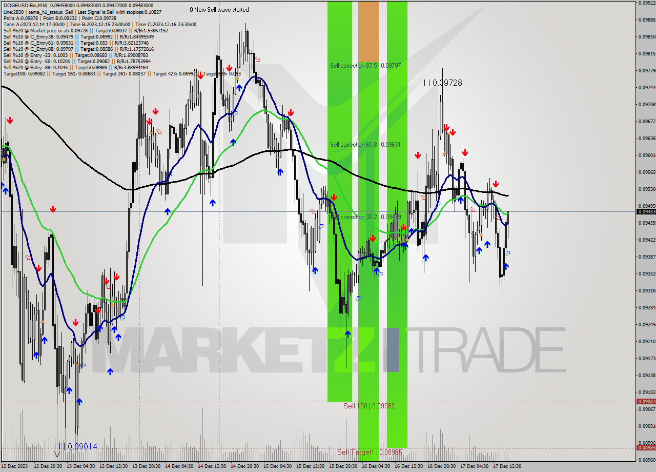 DOGEUSD-Bin M30 Signal