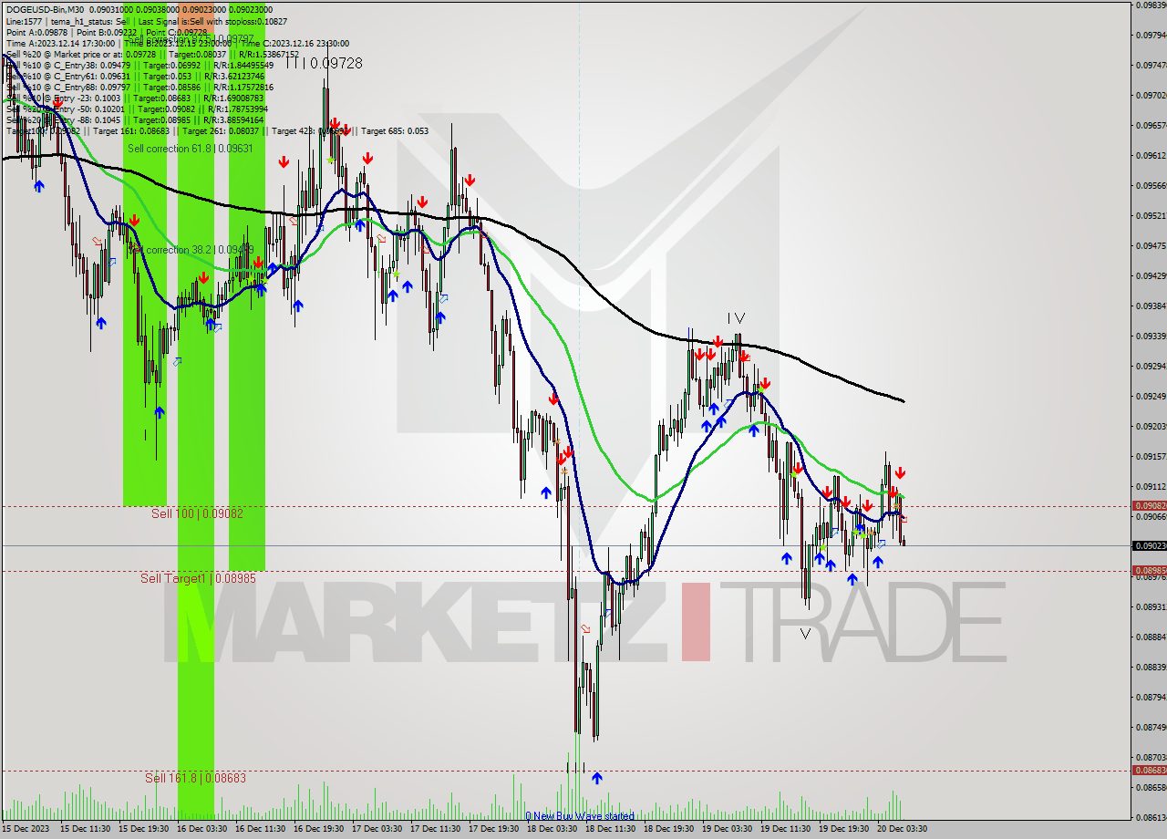 DOGEUSD-Bin M30 Signal