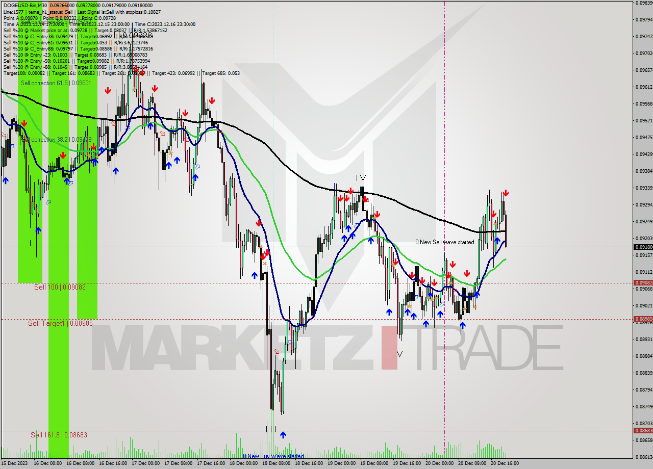 DOGEUSD-Bin M30 Signal