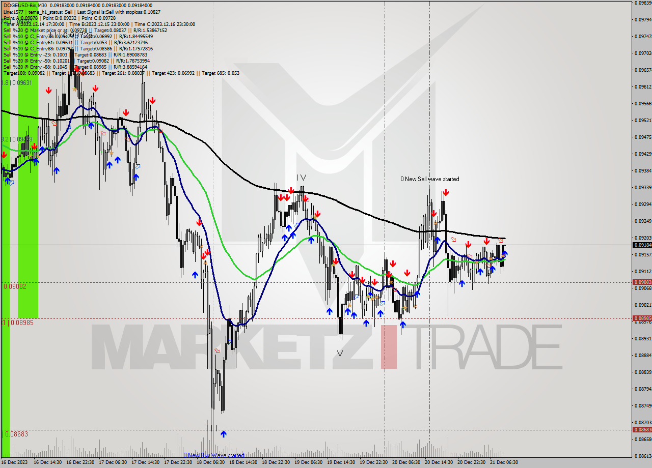 DOGEUSD-Bin M30 Signal