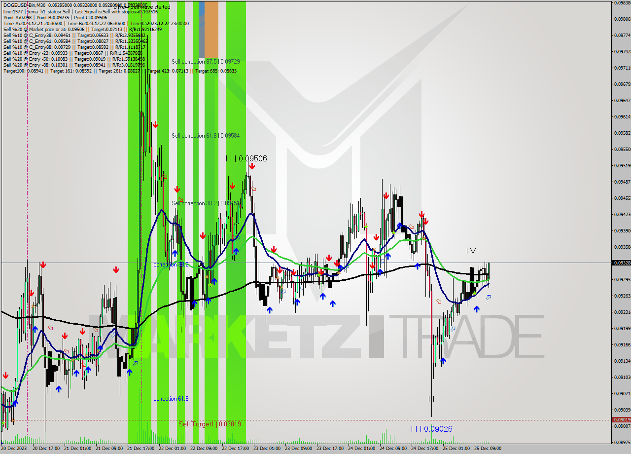 DOGEUSD-Bin M30 Signal