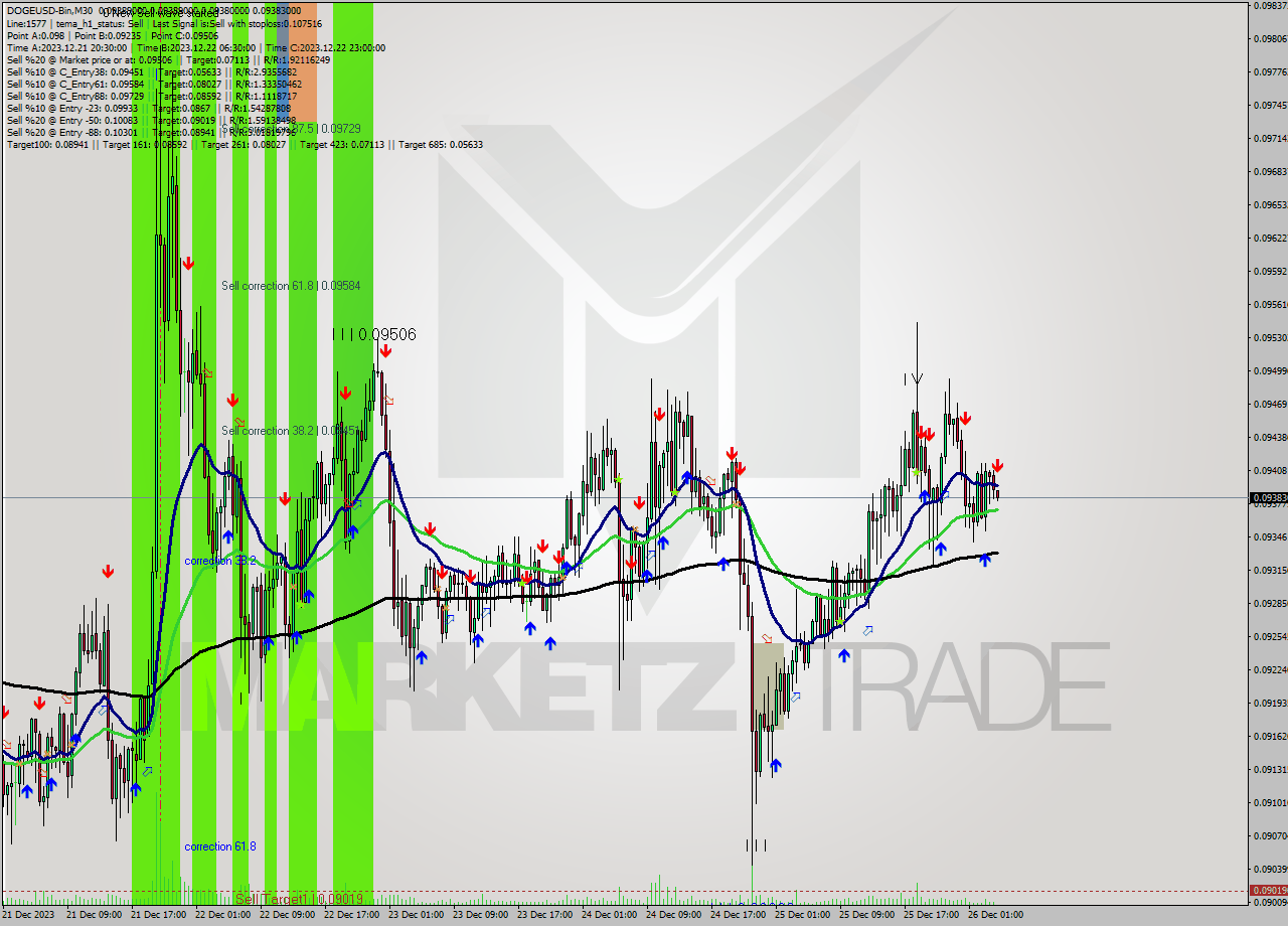 DOGEUSD-Bin M30 Analysis DOGEUSD-Bin M30 Signal