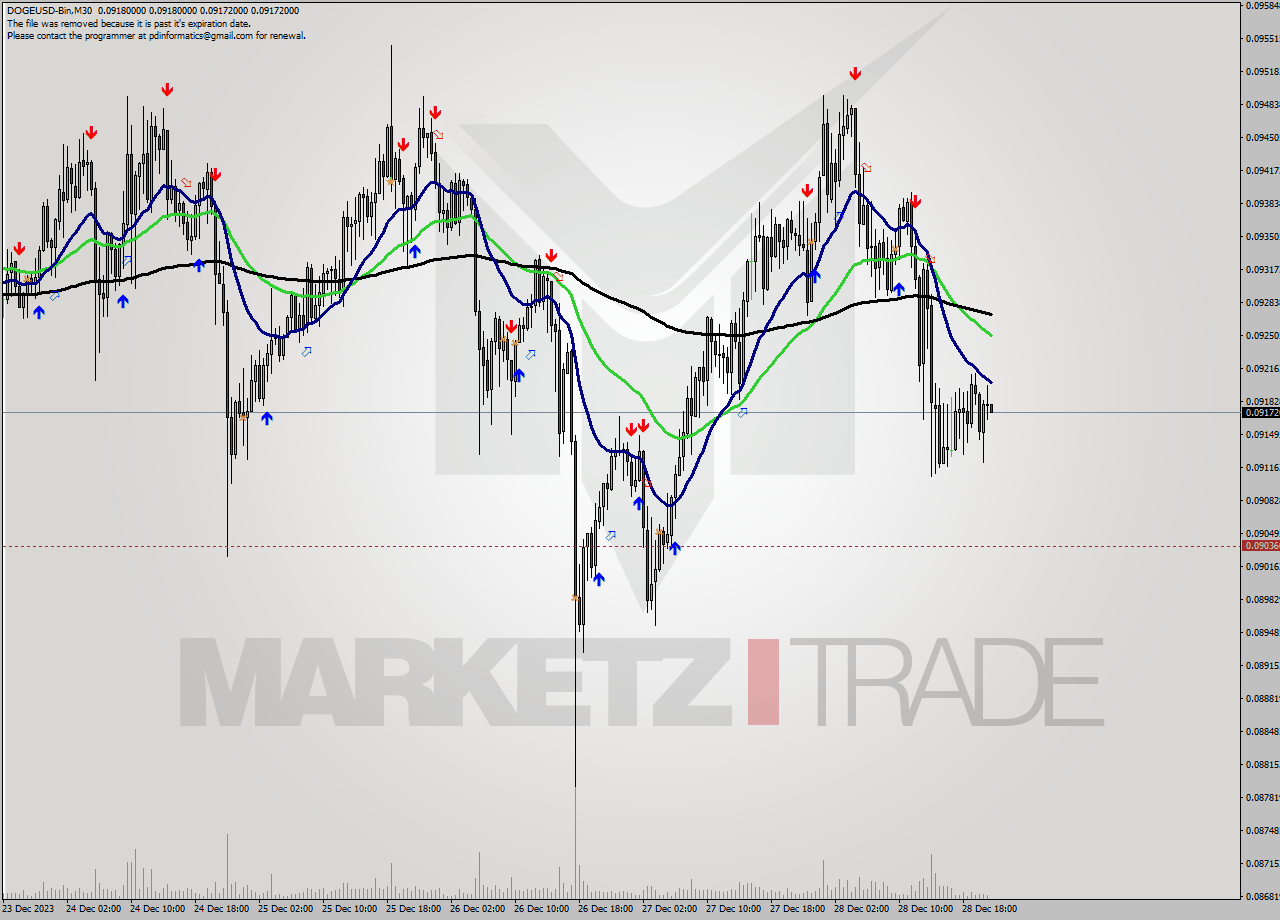DOGEUSD-Bin M30 Signal