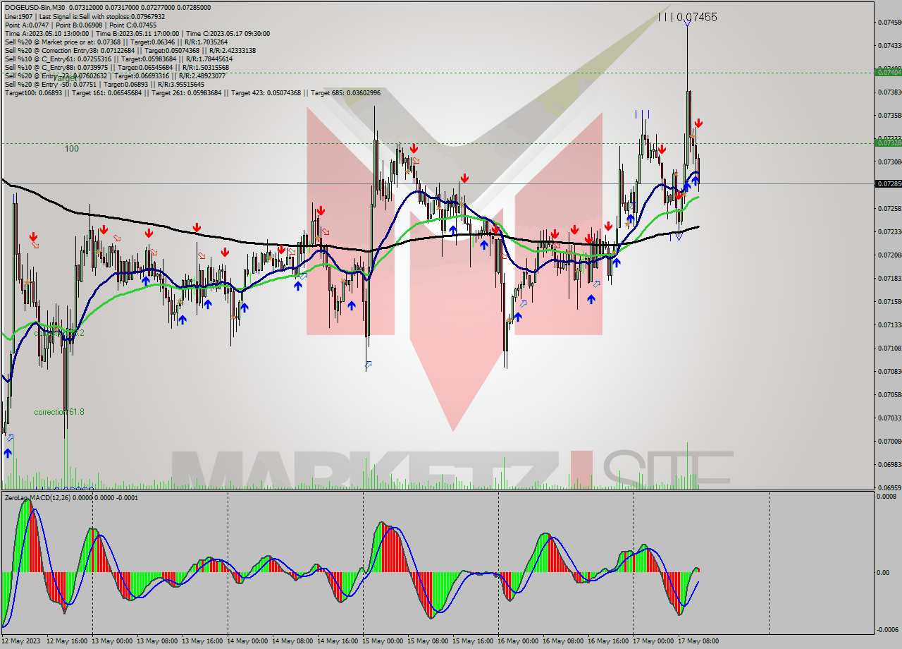 DOGEUSD-Bin M30 Signal