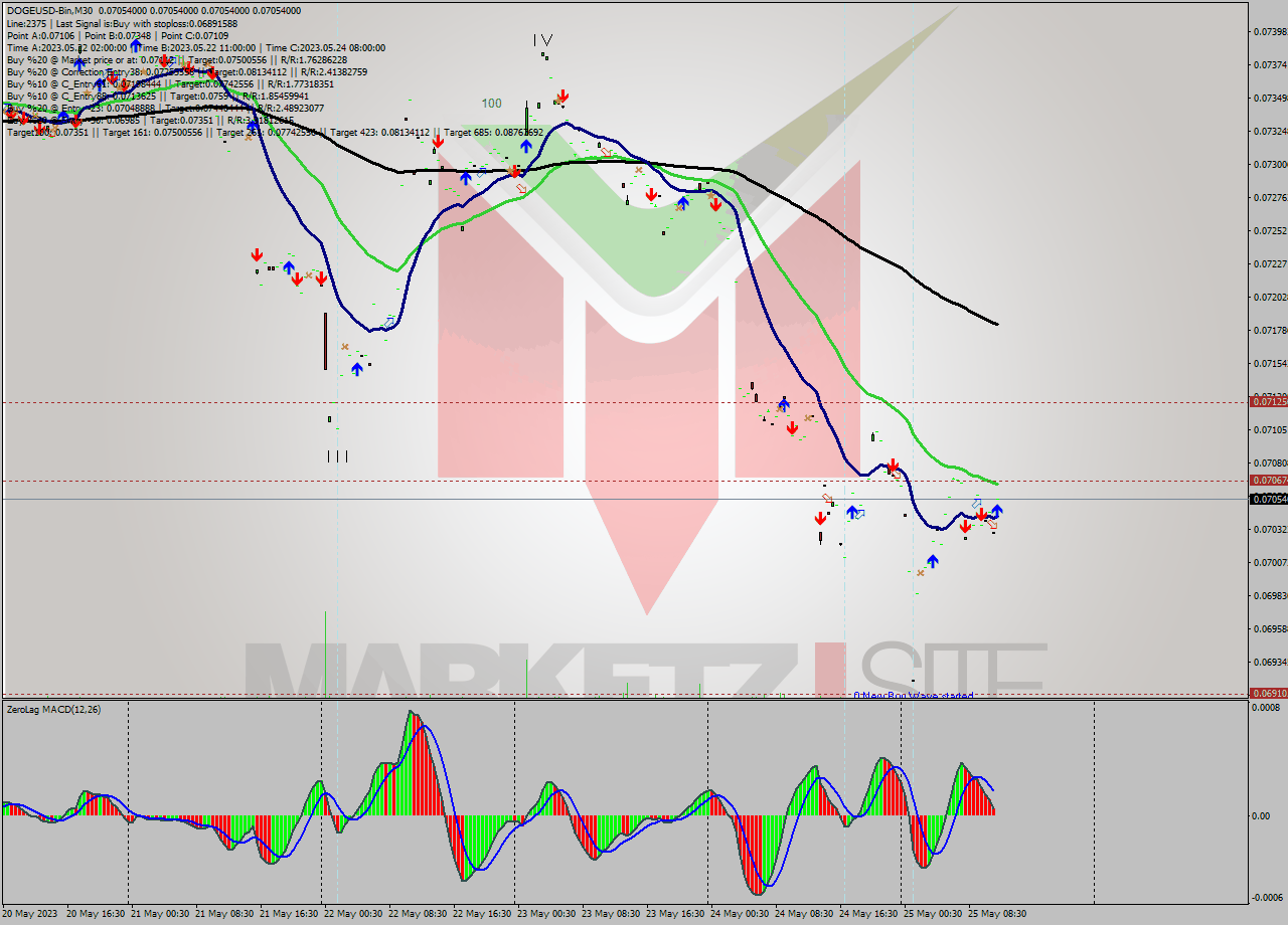 DOGEUSD-Bin M30 Signal