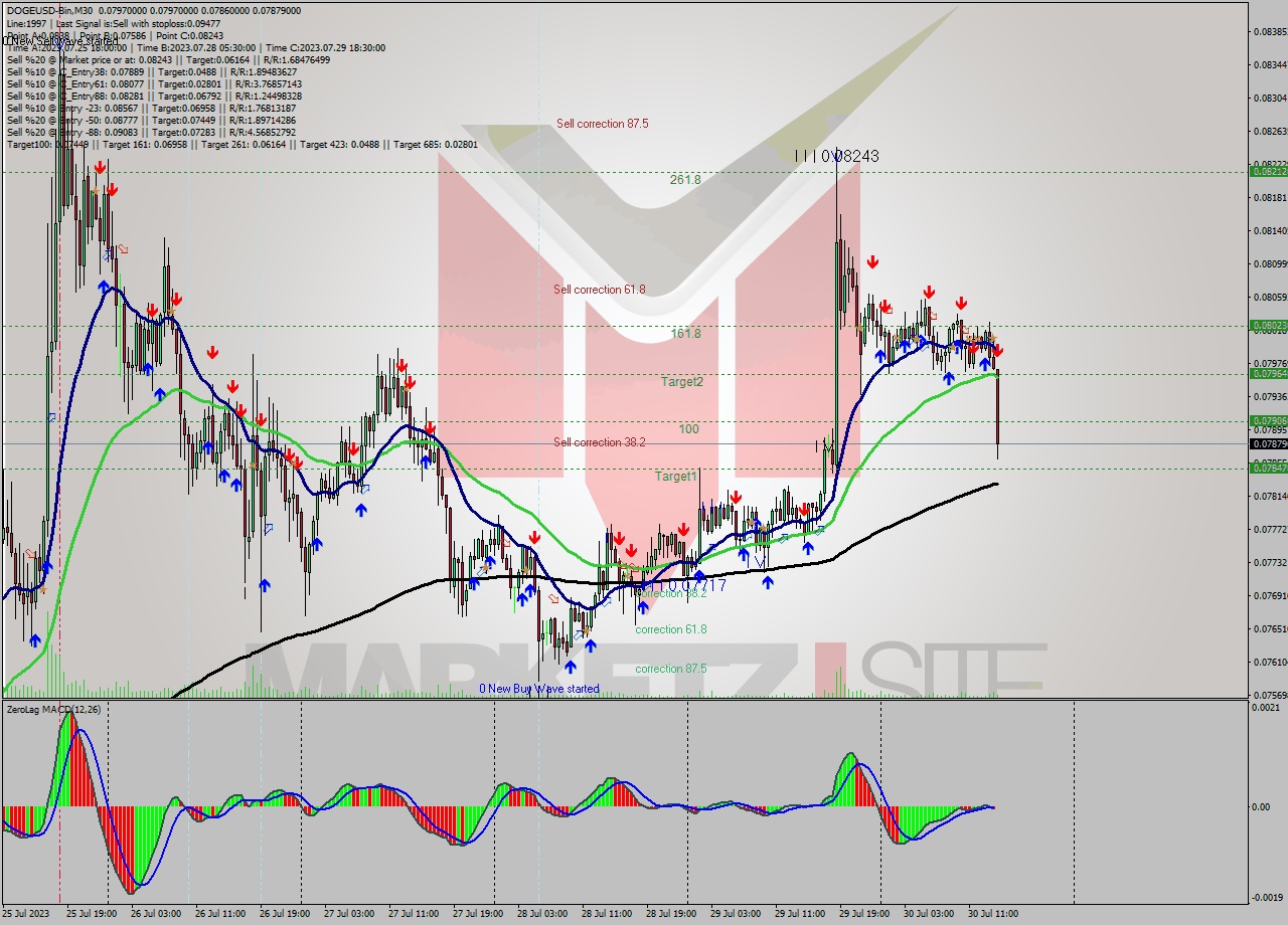 DOGEUSD-Bin M30 Signal