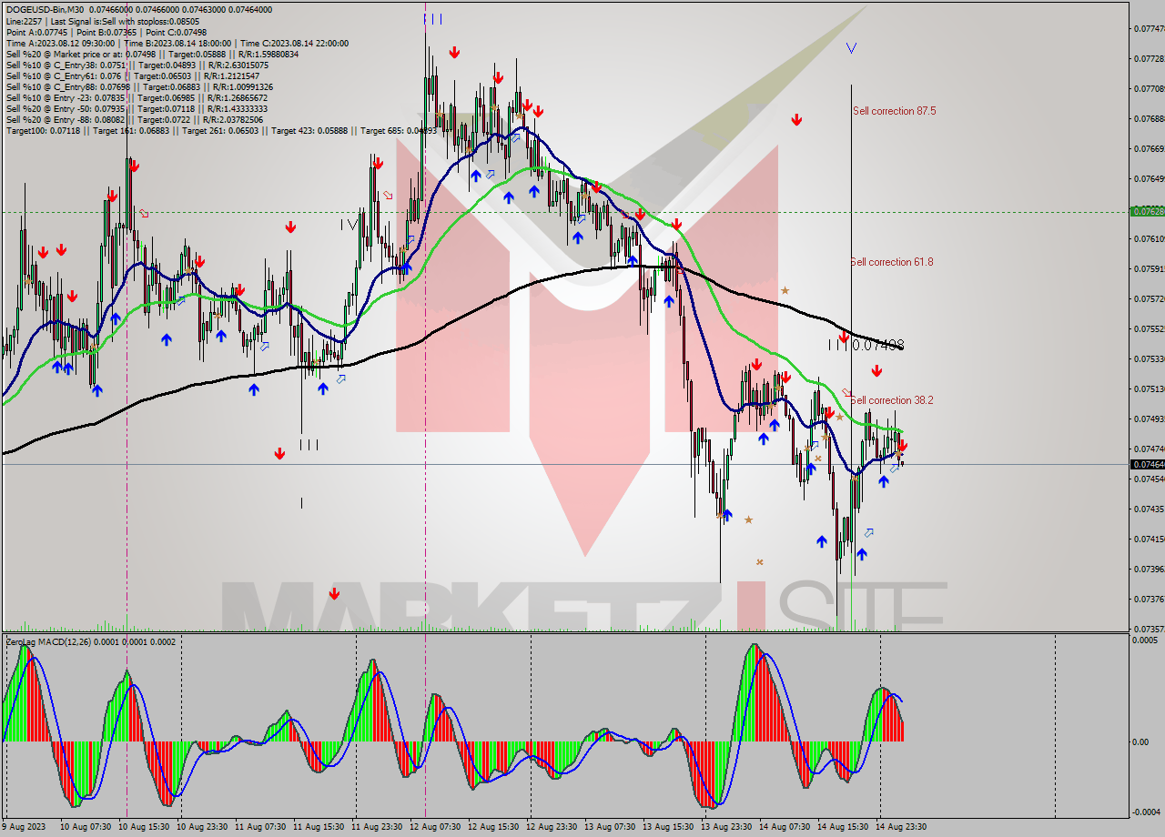 DOGEUSD-Bin M30 Analysis DOGEUSD-Bin M30 Signal