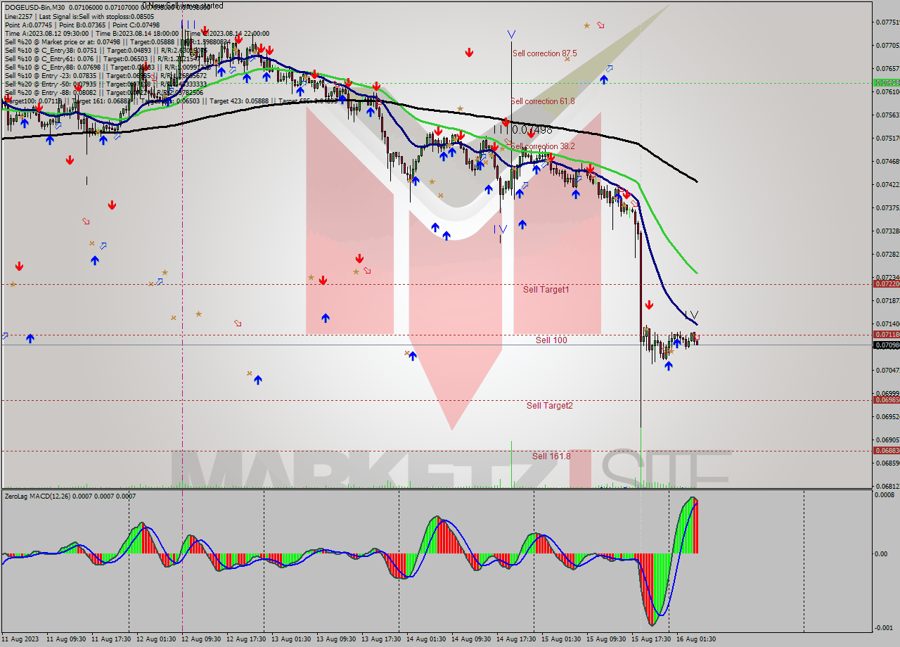 DOGEUSD-Bin M30 Signal