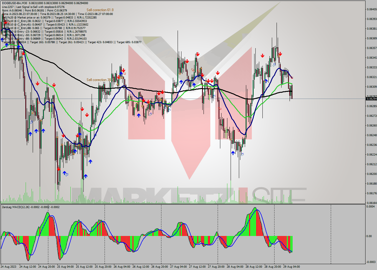 DOGEUSD-Bin M30 Signal