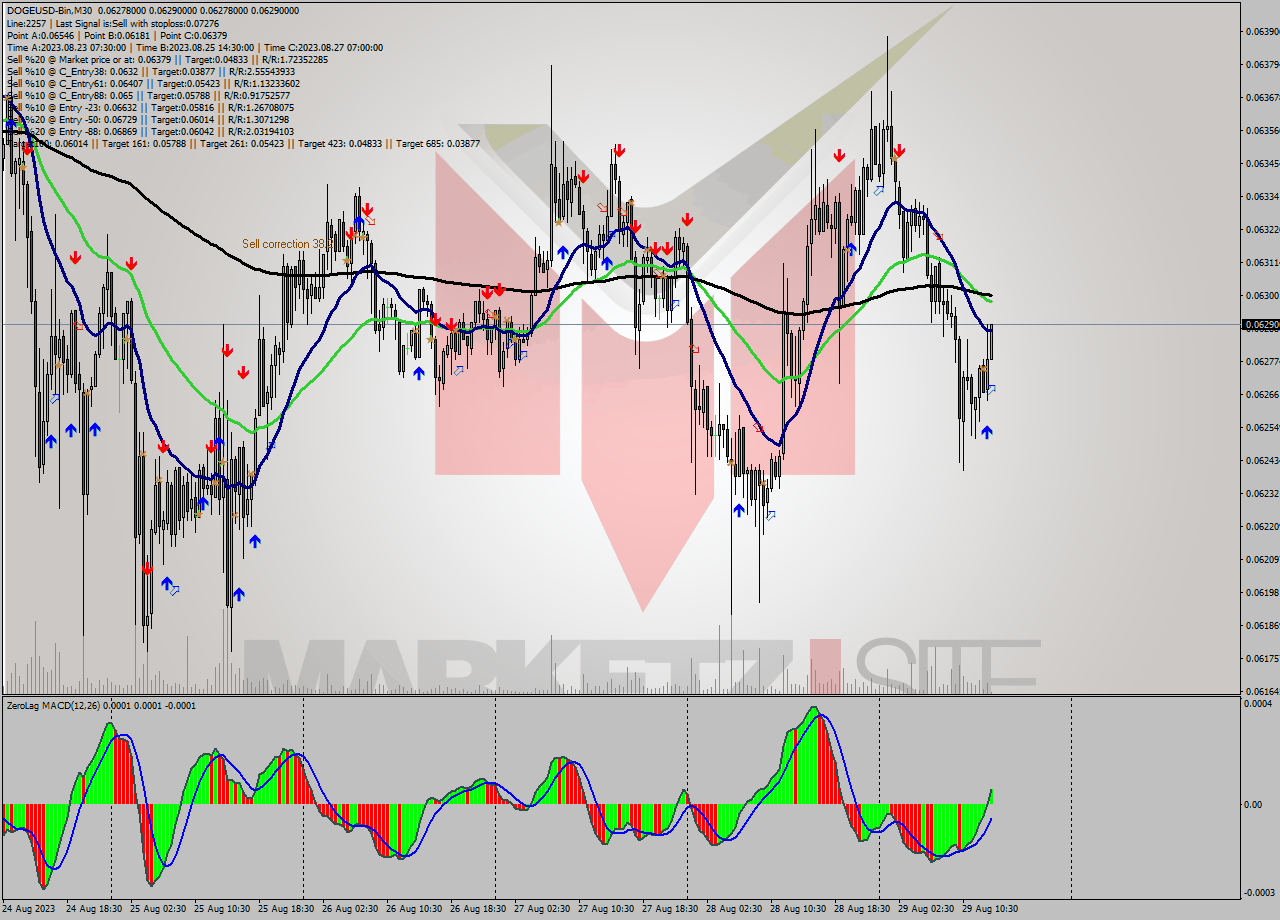 DOGEUSD-Bin M30 Signal