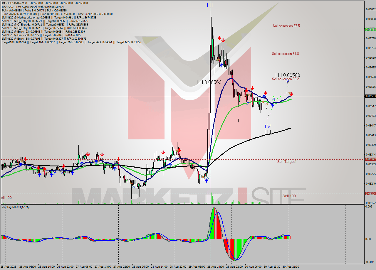DOGEUSD-Bin M30 Signal