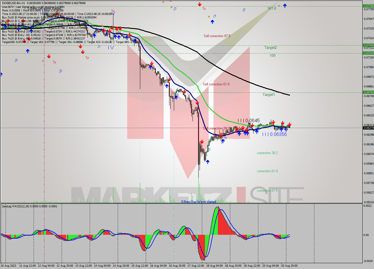 DOGEUSD-Bin H1 Signal